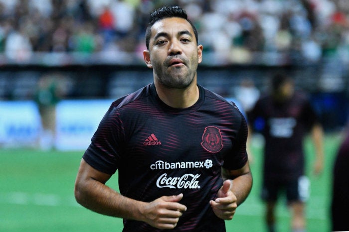 Marco Fabián, previo a un partido del Tri