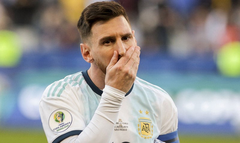 Messi, previo a un duelo de Argentina en la Copa América 