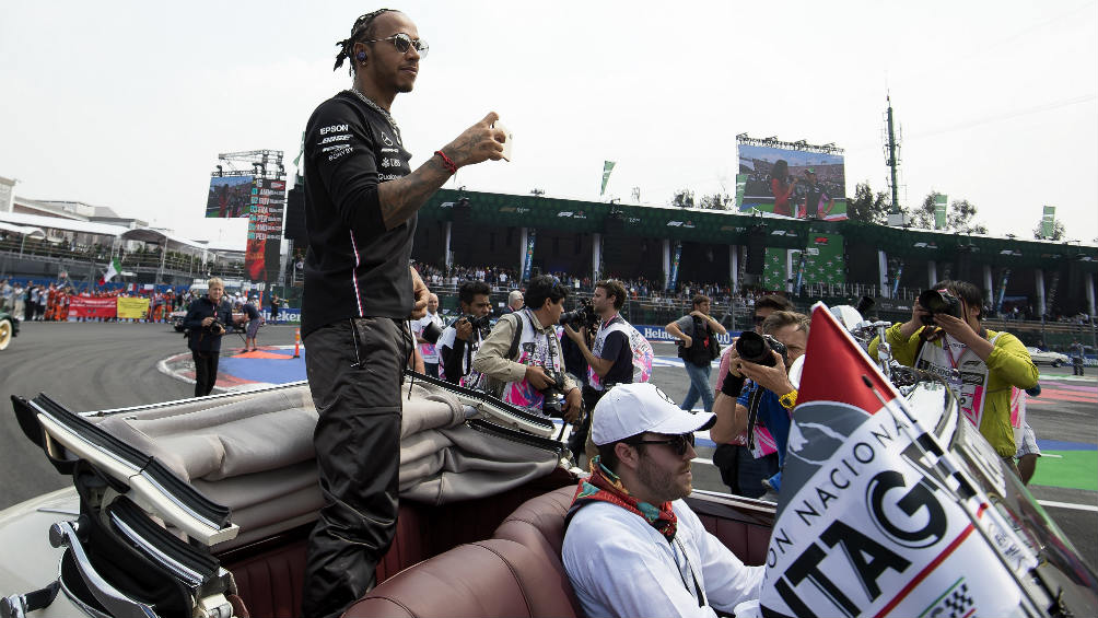 Lewis Hamilton, ganador del GP de México