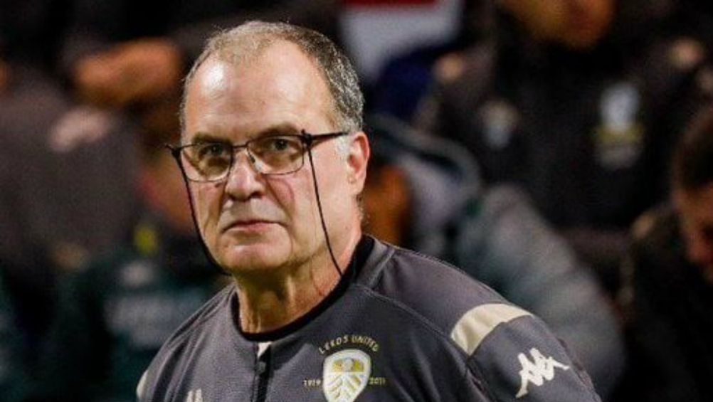 Marcelo Bielsa, en el banquillo de Leeds