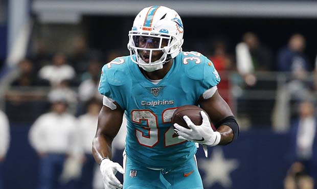 Kenyan Drake, durante un juego con Miami