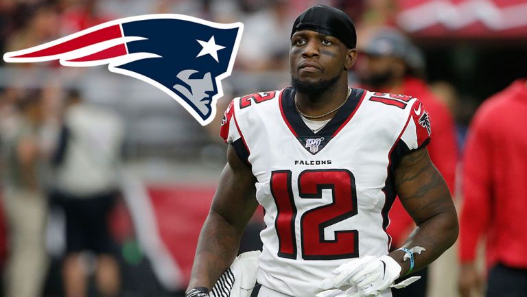 Mohamed Sanu, en un partido con Falcons