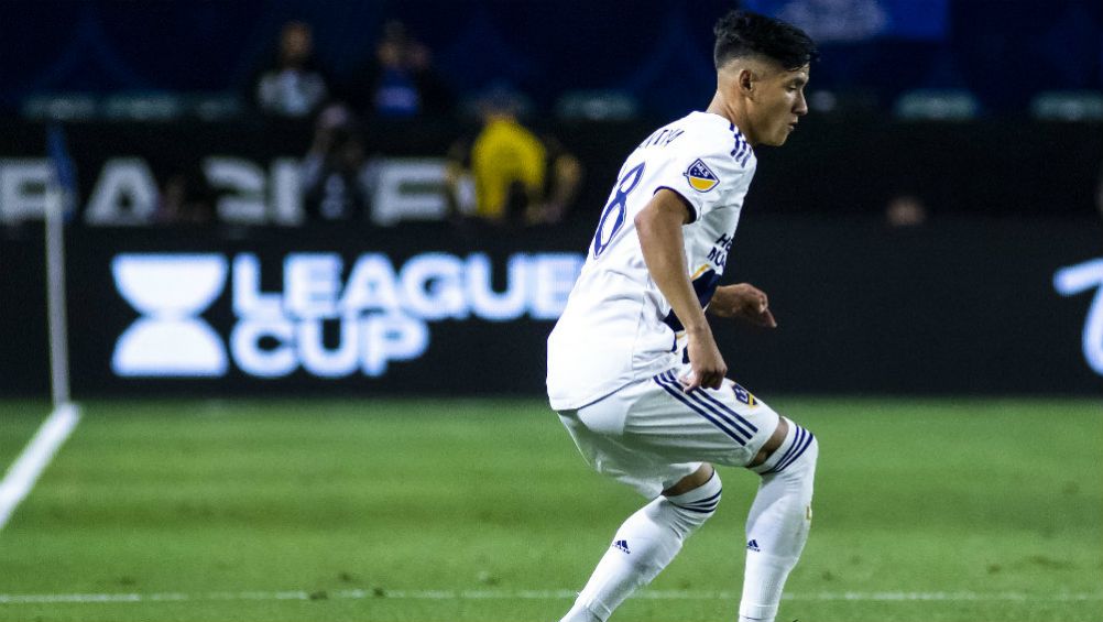 Antuna, en un partido del LA Galaxy