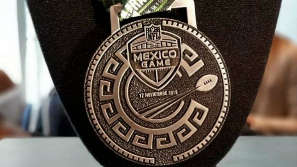 Esta es la medalla que se estará entregando a los participantes 