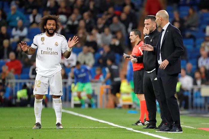 Zidane, en el partido ante Leganés