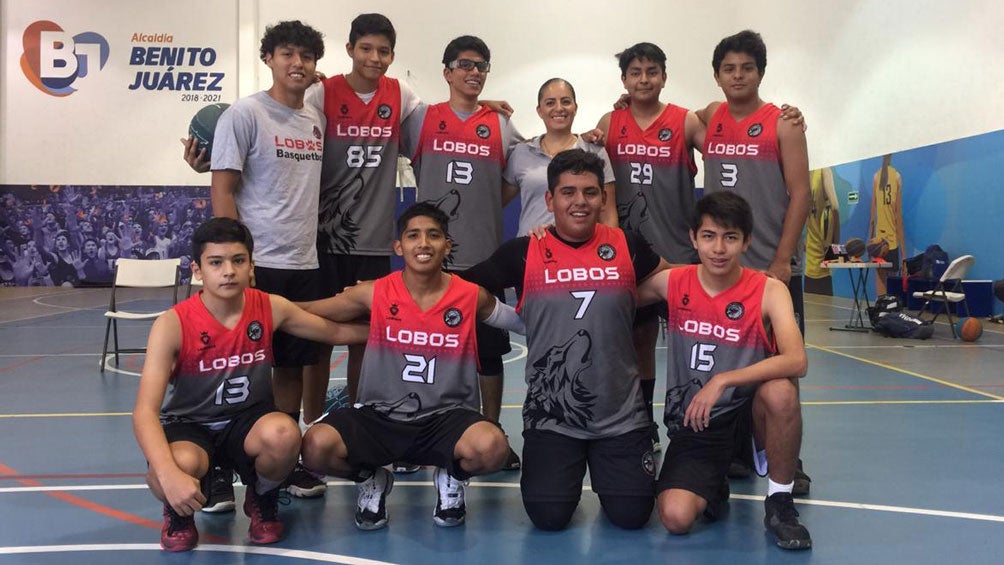 El Club Lobos de baloncesto de la alcaldía Benito Juárez