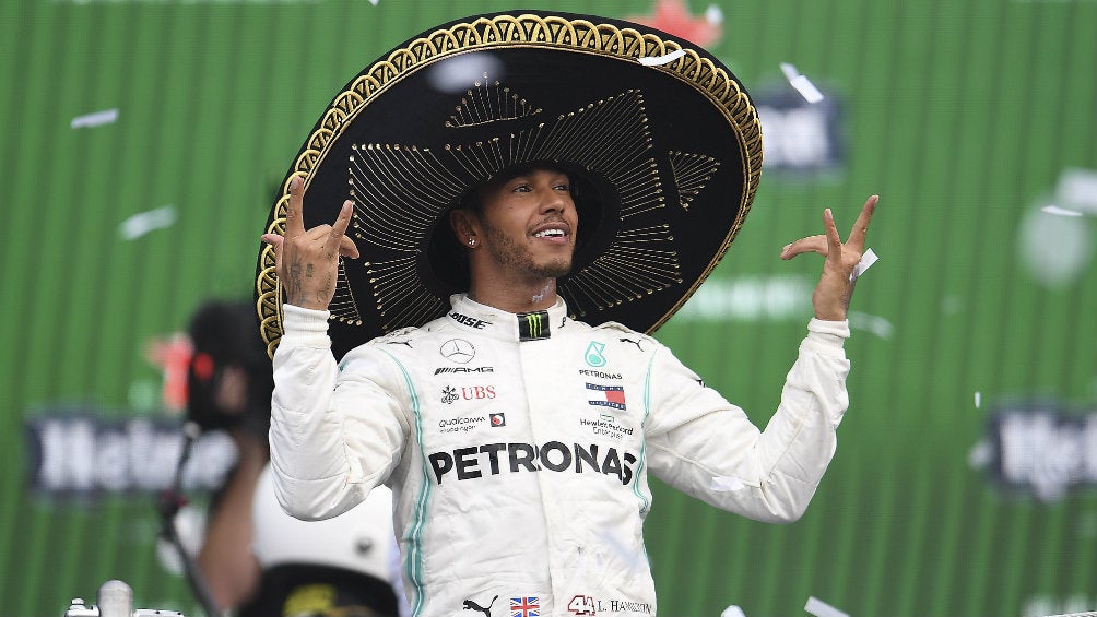 Lewis Hamilton en el GP de México