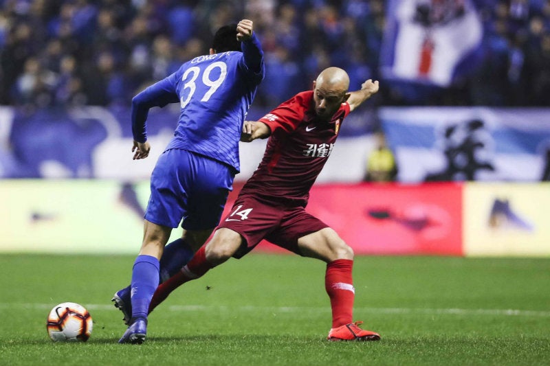 Javier Mascherano jugando en China