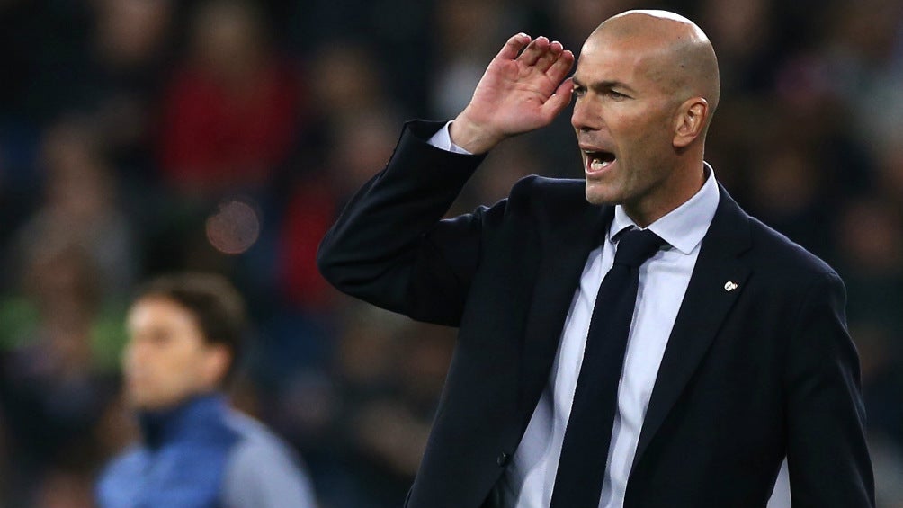 Zidane durante el partido contra el Real Betis