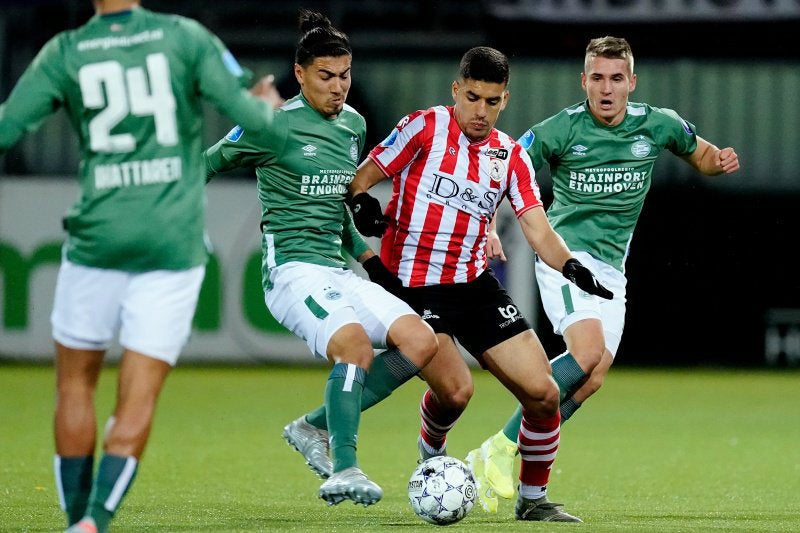 PSV en partido contra Sparta Rotterdam