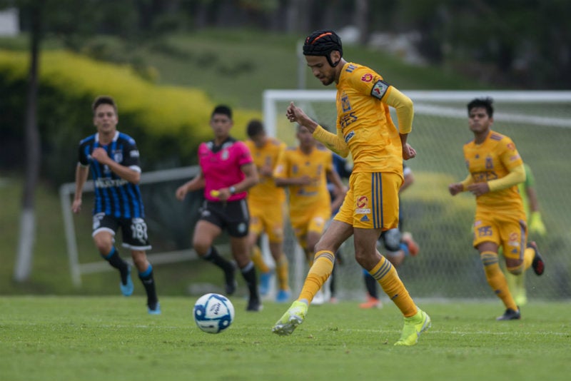 Diego Reyes en la victoria de Tigres Sub 20