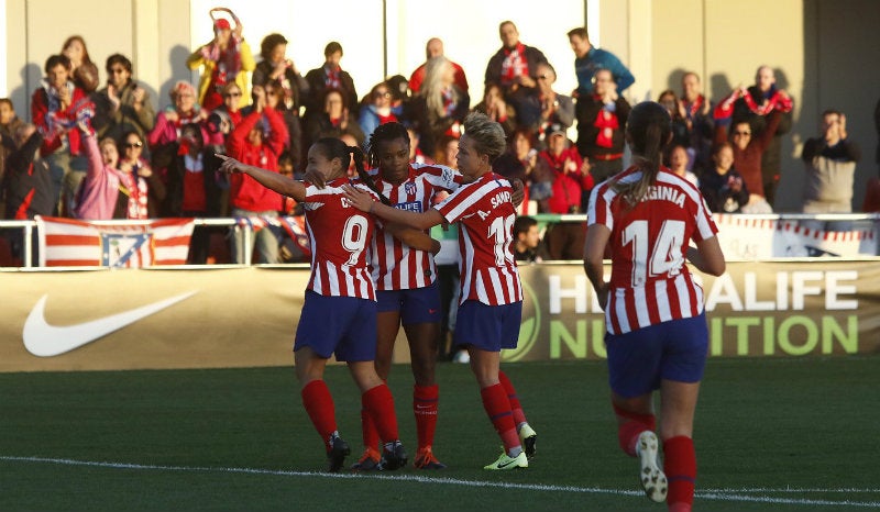 Charlyn Corral en victoria del Atlético Femenil