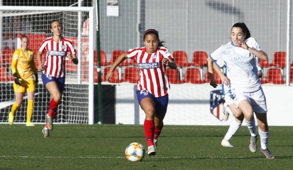 Acción en el Atlético de Madrid vs Deportivo la Coruña