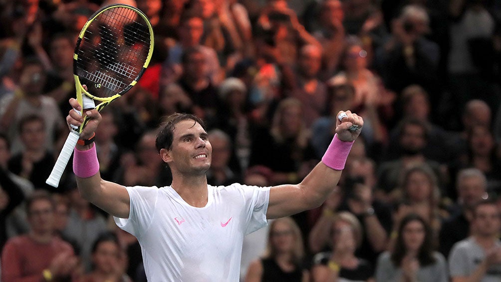 Rafa Nadal celebra una victoria