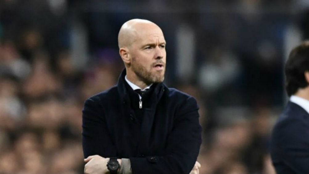 Erik ten Hag, en el banquillo del Ajax