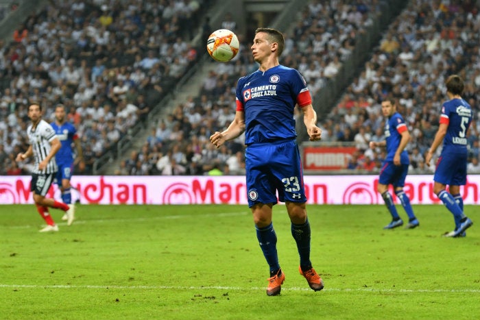 Marcone, en un partido de Cruz Azul