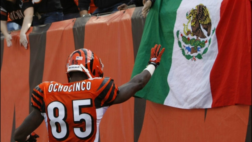 Chad Ochocinco en su paso con Cincinnati Bengals