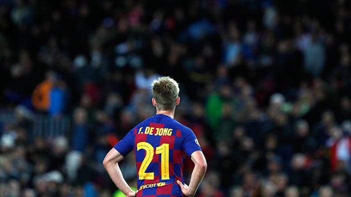 De Jong, después de un partido