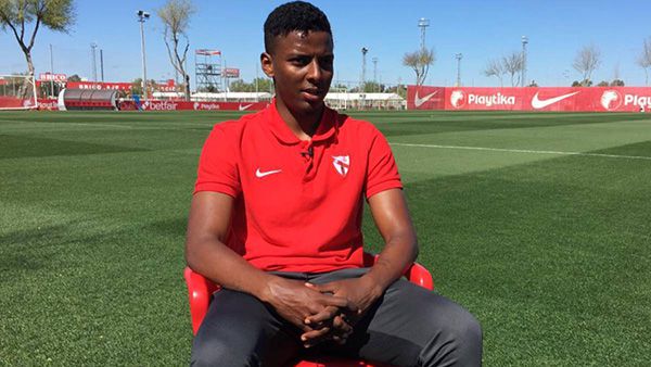 Joao Maleck en su etapa como jugador de Sevilla Atlético 