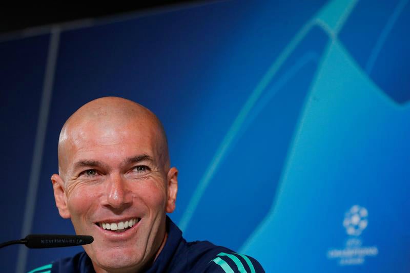 Zinedine Zidane en conferencia de prensa