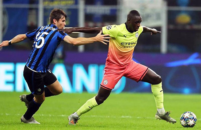 Mendy, durante el partido