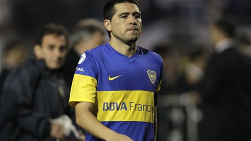 Juan Román Riquelme tras un duelo con Boca Juniors 