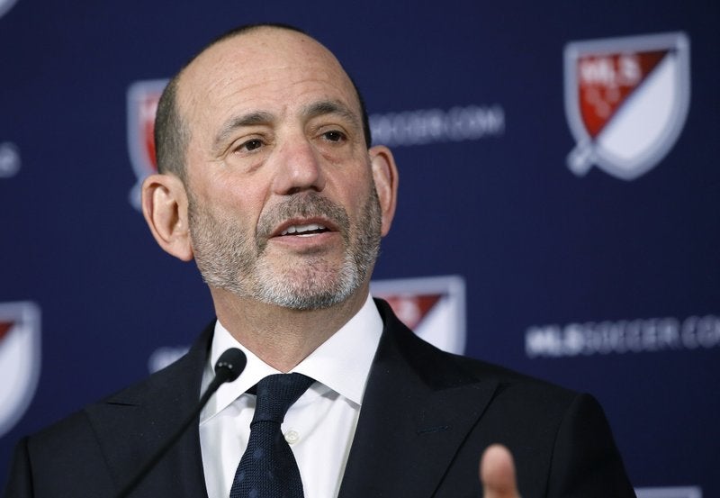 Don Garber en evento de la MLS