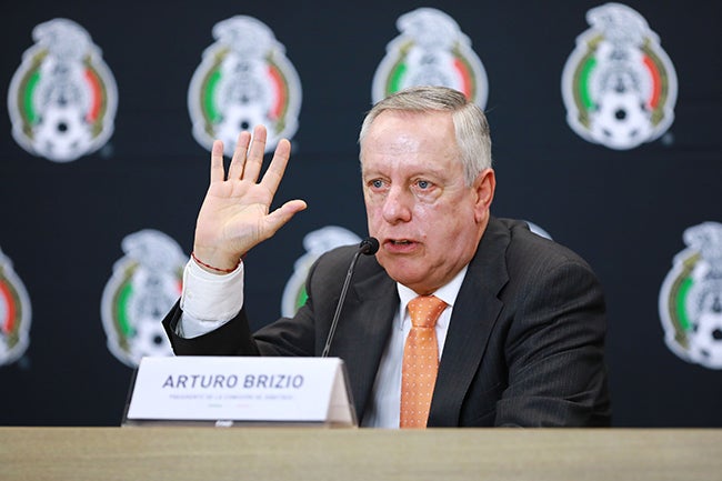 Arturo Brizio, en conferencia de prensa