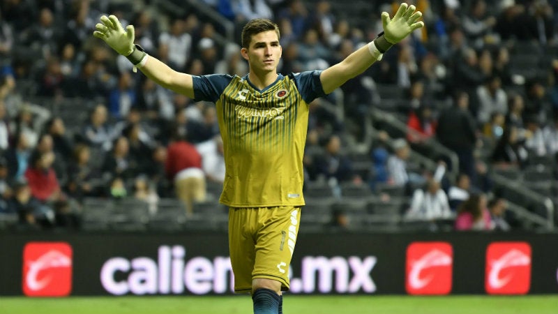 Sebastián Jurado en partido de Veracruz