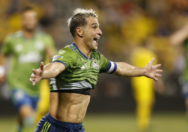 Nicolás Lodeiro jugando con el Sonder FC de Seattle