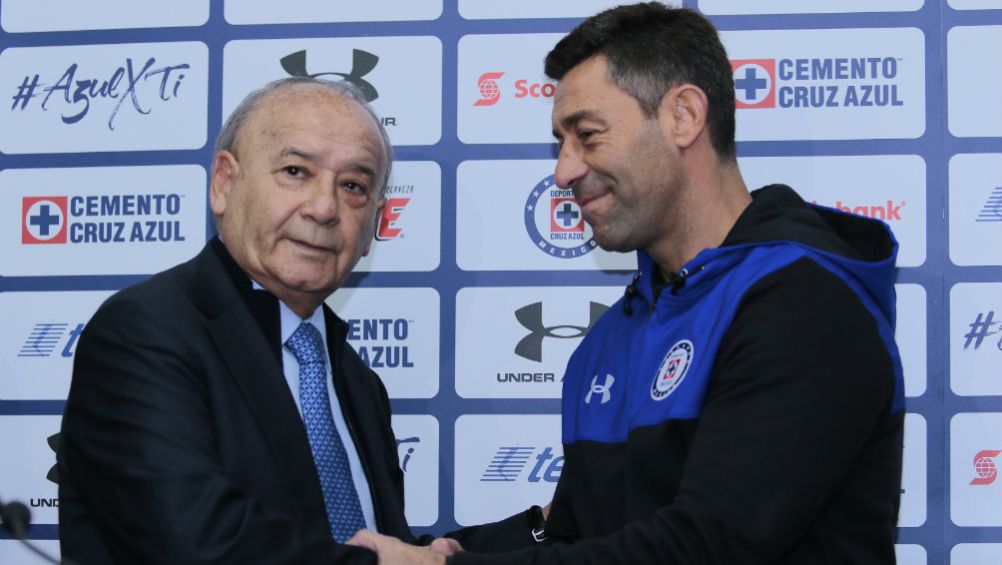 Billy Álvarez y Pedro Caixinha 