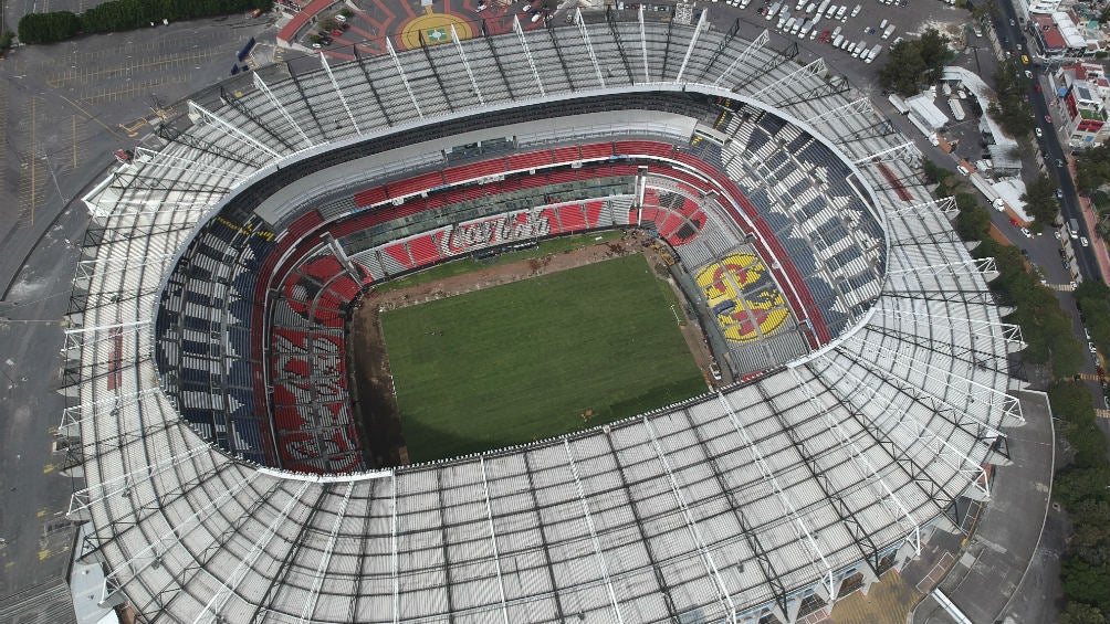 Panorámica del Estadio Azteca