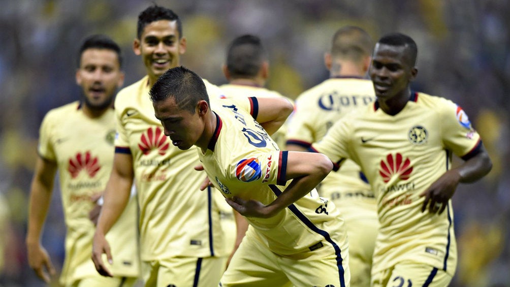 Paul Aguilar festeja anotación con América