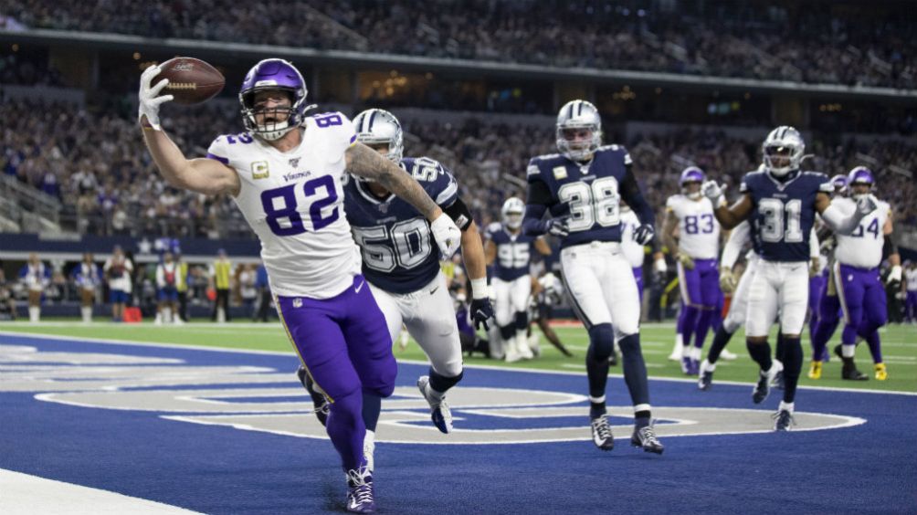 Vikings vs Cowboys en partido de la NFL