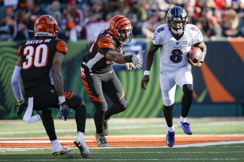 Ravens y Bengals en partido de NFL