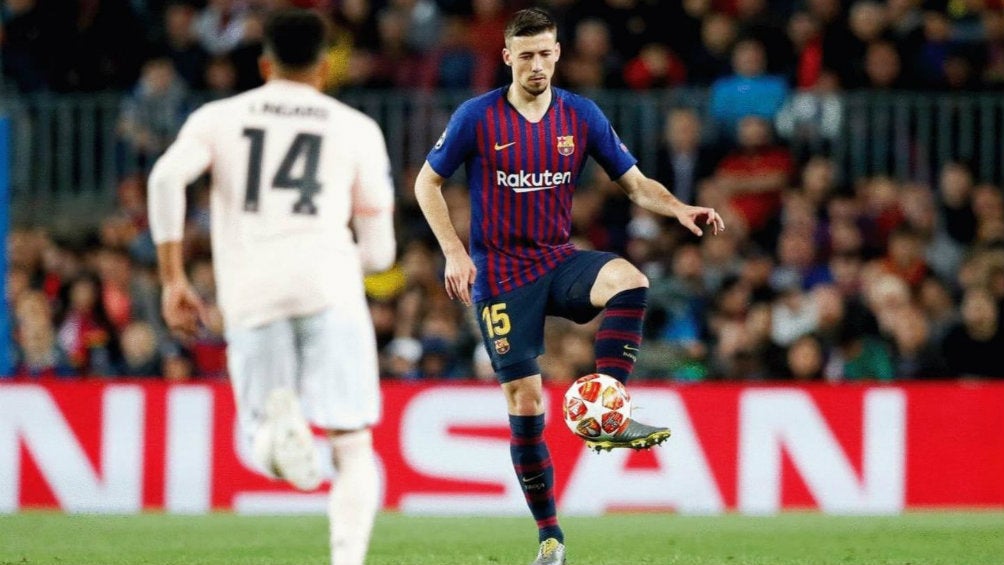 Clement Lenglet en un partido de Champions 