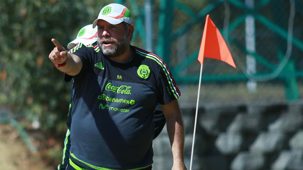 Ramón Raya durante uno de los entrenamientos