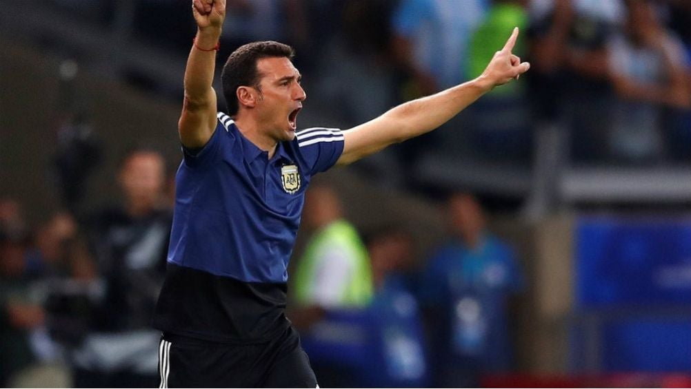 El seleccionador de Argentina Lionel Scaloni