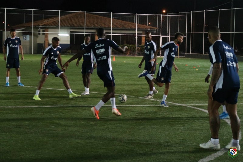 Selección de Panamá en entrenamiento