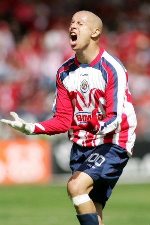 El Bofo Bautista festeja su gol en la Final ante Toluca