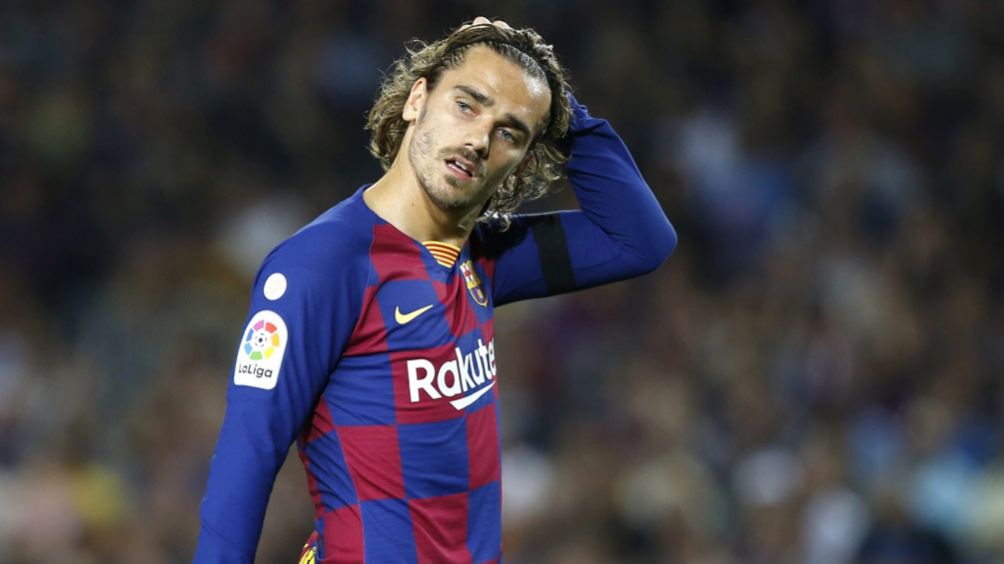 Griezmann, en un partido con el Barcelona