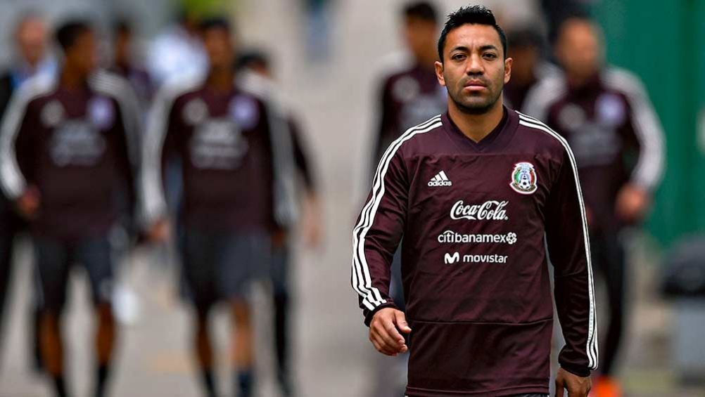 Marco Fabián, en un partido de Selección