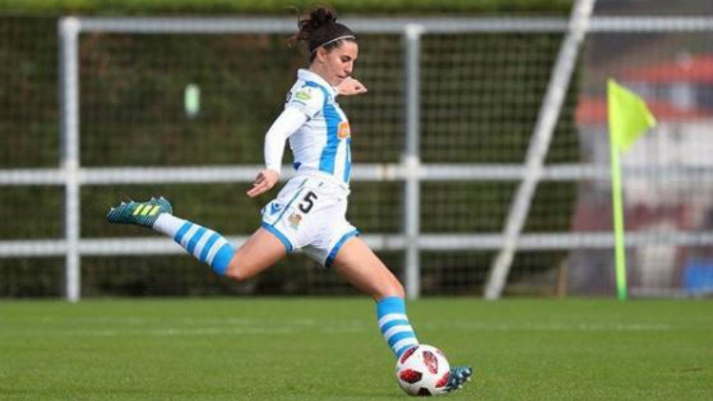 Maddi Torre, jugadora de la Real Sociedad