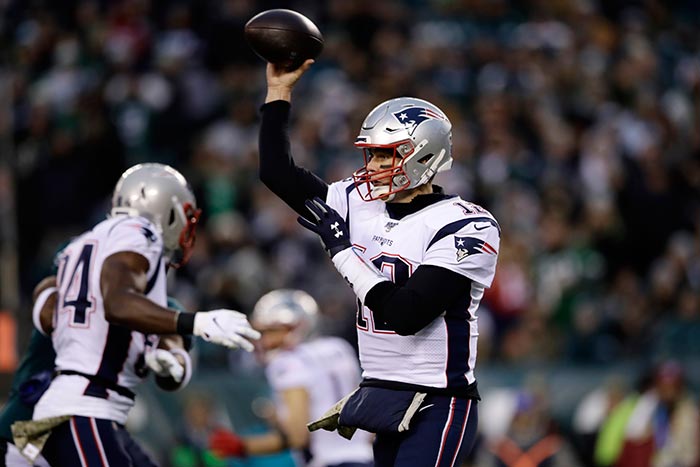 Brady, durante un partido