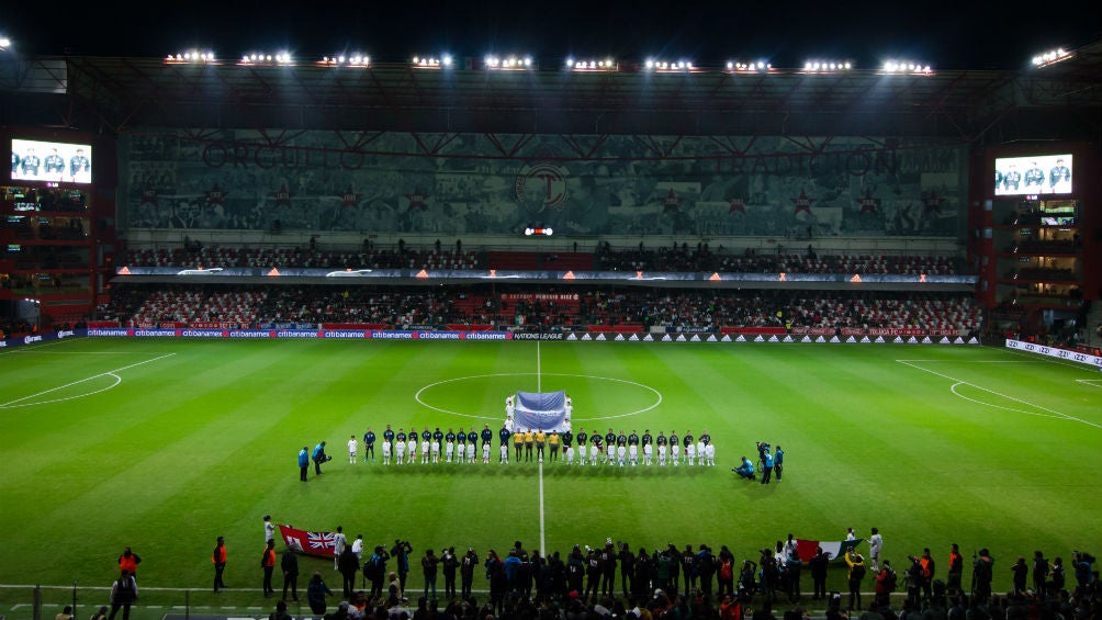 La pobre entrada en el Nemesio Diez para el México vs Bermudas