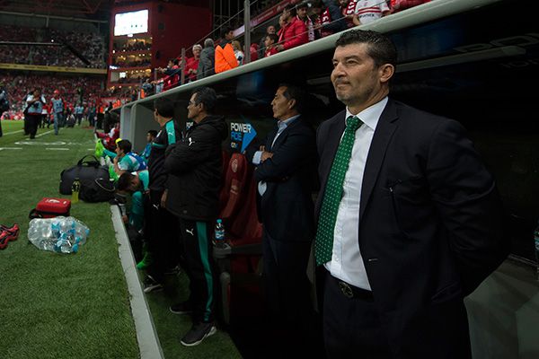 José Manuel de la Torre previo a un partido 