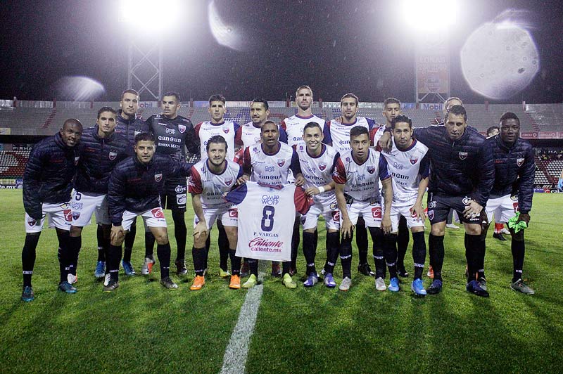 Once de Atlante para el juego ante Mineros 