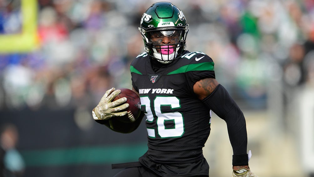 Le'Veon Bell, en un juego de los Jets