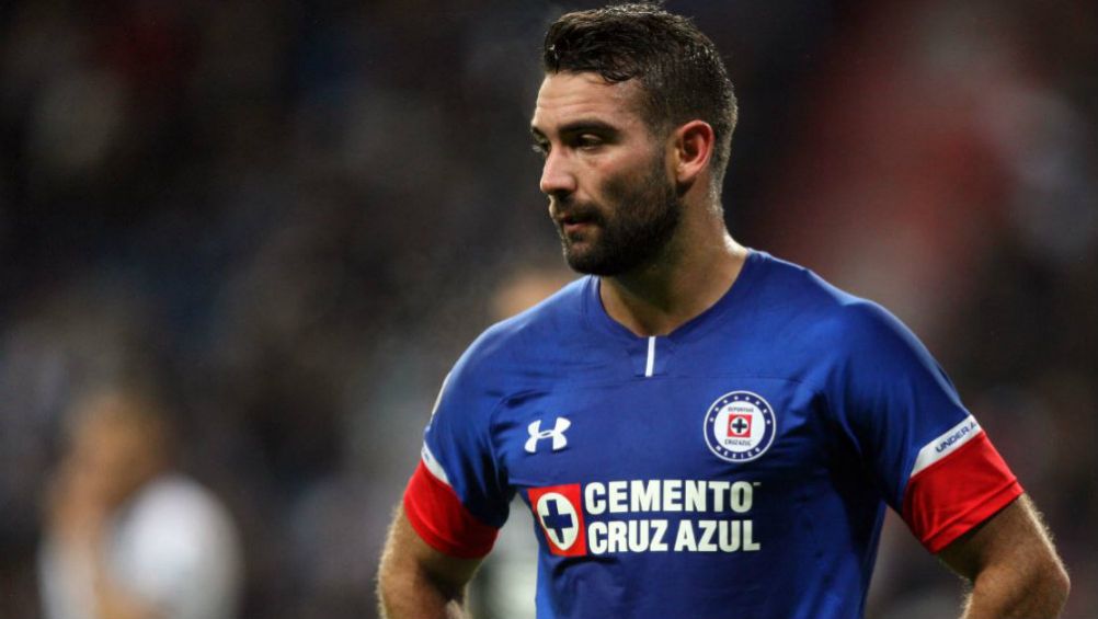 Martín Cauteruccio, en un partido de Cruz Azul