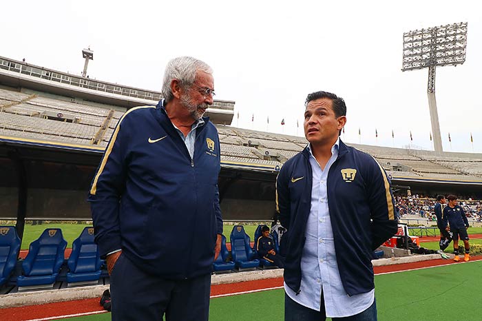 Graue, en un partido de Pumas 